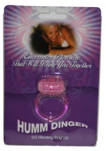 Humm Dinger Vibrating Cockring Magenta