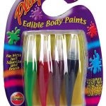 Play Pens Edible Body Paint Brushes 4 Delicious Flavors