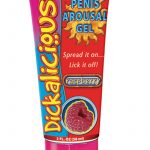 Dickalicious Penis Arousal Gel 2 Ounce Raspberry