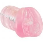 SHANES WORLD SORORITY PUSSY SOFT SENSO MASTURBATOR WITH PLEASURE BEADS PINK