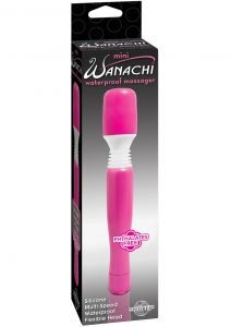 Mini Wananchi Silicone Massager Waterproof 8.25 Inch Pink