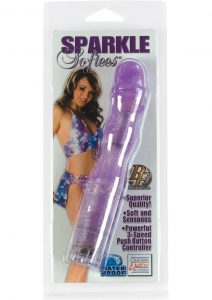 SPARKLE SOFTEES THE G GLITTERED MASSAGER WATERPROOF 5.25 INCH