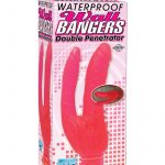 Wall Bangers Double Penetrator Waterproof 9 Inch Pink