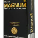 Trojan Condom Magnum Large Size Lubricated 12 Pack