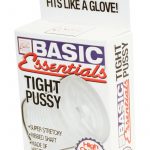 Basic Essentials Tight Pussy Masturbator 3.2 Inch Clear