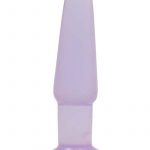 Crystal Jellies Small Butt Plug Sil A Gel Purple