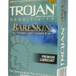 Trojan Condom Sensitivity Bare Skin Lubricated 10 Pack