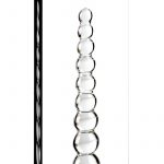 Icicles No 2 Glass Anal Probe 8.5 Inch Clear