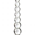 Icicles No 2 Glass Anal Probe 8.5 Inch Clear