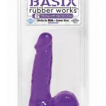 Basix Dong With Suction Cup 6 Inch Purple