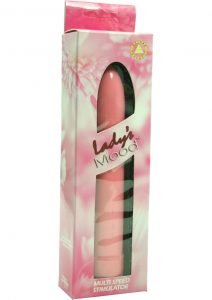 LADYS MOOD 7 INCH PLASTIC VIBRATOR PINK