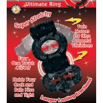 The Macho Ultimate Ring Double Power Cock And Ball Ring Clitoral And Testicular Stimulator Black