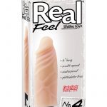 Real Feel Lifelike Toyz Number 4 Realistic Vibrator Waterproof Flesh 6 Inch