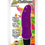 Mini Caribbean Number 4 Vibrator Waterproof 5.75 Inch Purple