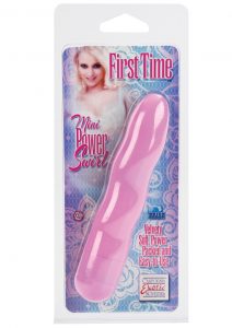 First Time Mini Power Swirl Vibrator Waterproof 4.5 Inch Pink