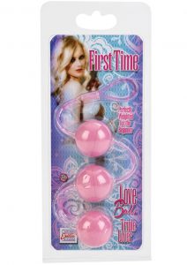 First Time Love Balls Triple Lover Perfectly Weighted For The Beginner Pink