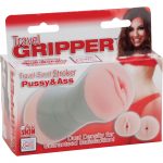 Travel Gripper Pussy And Ass Masturbator Pink