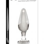 Icicles No 26 Glass Anal Plug Clear 4.63 Inch