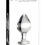 Icicles No 25 Glass Anal Plug Clear 3.75 Inch