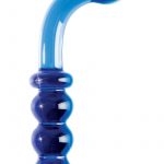 Icicles No 31 Double Side Glass Anal Probe 9.5 Inch Blue