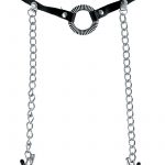 Fetish Fantasy Series Limited Edition O-Ring Gag and Nipple Clamps Black