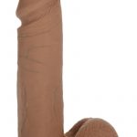 Vac U Lock 8 Inch UR3 Cock Dildo Brown