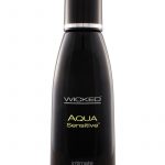 Wicked Aqua Sensitive Water Based Lubricant Unscented 4 Ounce
