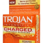 Trojan Intensified Charged Orgasmic Pleasure Condoms 3pk