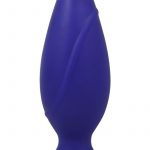 Corked Silicone Anal Plug Waterproof Medium Blue