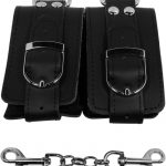 Strapped Plush Restraints Black