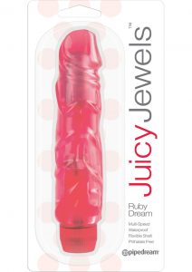 Juicy Jewels Ruby Dream Vibrator Waterproof Red