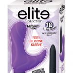 Elite Collection Silicone Climaxer Vibe Purple 3.5 Inch