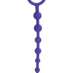 Booty Call X-10 Silicone Anal Beads Purple 8 Inch