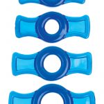 TitanMen Tools Cock Ring Set Blue 4 Each Per Set