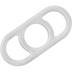 Precision Pump Erection Enhancer Silicone Cock Ring Clear