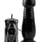 Anal Fantasy Collection Vibrating Thruster Silicone Vibe Waterproof Black 5.5 Inch