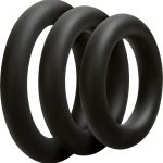 Optimale 3 Silicone C-Ring Set Thick Black