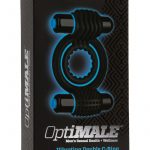 Optimale Silicone Vibrating Double C-Ring Waterproof Black