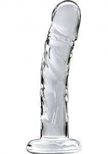 Icicles No 62 Dildo Glass Clear 6.5 Inch