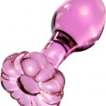 Icicles No 48 Glass Anal Plug Pink 3 Inch