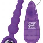 Booty Call Booty Shaker Silicone Remote Wired Control Anal Probe Purple 4 Inch