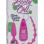 Booty Call Booty Double Dare Silicone Wired Remote Control Anal Probe With Beads Pink