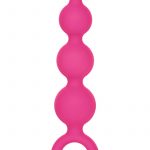 Silicone Booty Beads Pink 4.5 Inch