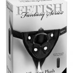 Fetish Fantasy Vibrating Plush Harness Adjustable Black