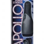 Apollo Power Stroker Masturbator Black 8.5 Inch