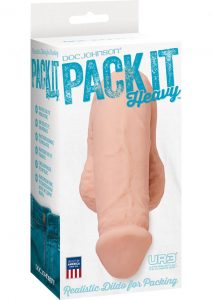 Pack It Heavy Realistic Dildo For Packing White 5.7 Inch