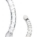 Glas Double Trouble Glass Dildo Clear