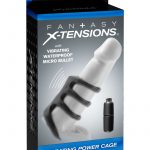 Fantasy Xtensions Vibrating Power Cage Waterproof Black 3.5 Inch