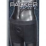 Packer Gear Boxer Brief Harness Black Xtra Small/Small