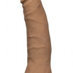 Vac U Lock UR3 Thin Realistic Cock Attachment Brown 7.5 Inch